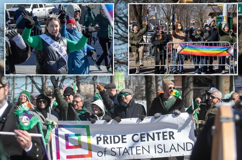 LGBTQ groups march under own banner for first time in Staten Island St. Paddy’s parade: ‘Huge day for the queer community’